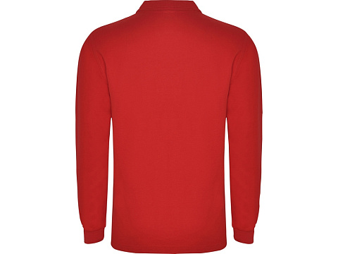 Рубашка поло Carpe мужская с длинным рукавом, красный - рис 2.