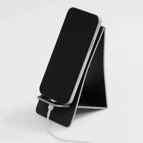 Подставка для телефона Petrus, черная - рис 3.