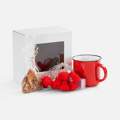 Набор Warm Holly, красный - рис 2.