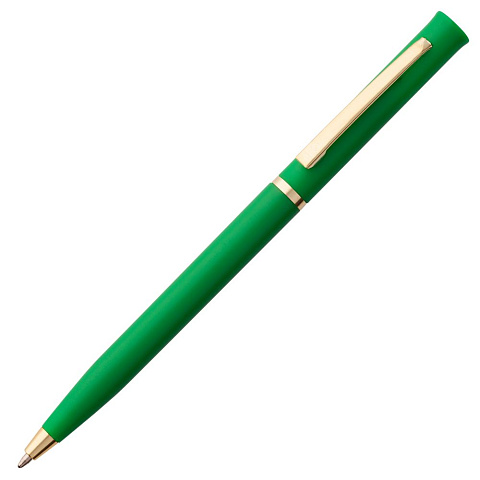 Ручка шариковая Euro Gold, зеленая - рис 2.