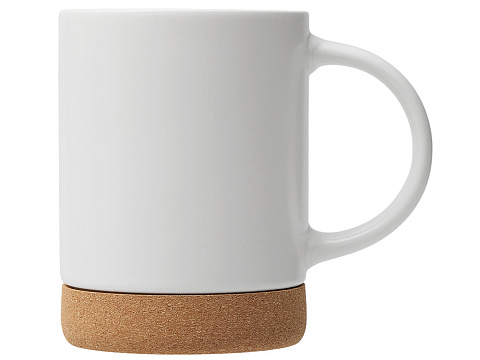 Кружка 450 мл с пробковым дном Корк & Бон, белый - рис 3.