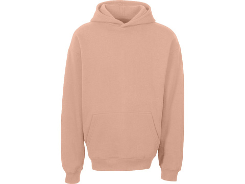 Толстовка с капюшоном оверсайз Berlin унисекс, лосось - рис 9.
