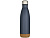 Бутылка для воды Cove из нержавеющей стали с двойными стенками и вакуумной изоляцией, объемом 500 мл, с пробковыми деталями - Hale Blue - миниатюра - рис 2.