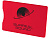 Защитный RFID чехол для кредитной карты Arnox, красный - миниатюра - рис 3.