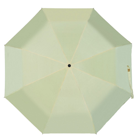 Зонт складной Manifest Color со светоотражающим куполом, желтый - рис 3.
