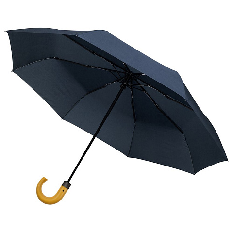 Зонт складной Classic, темно-синий - рис 2.