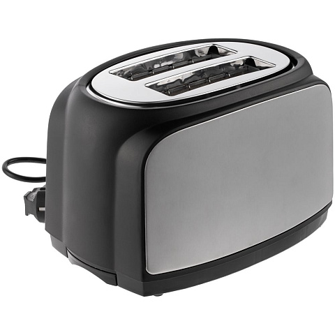 Электрический тостер Postre, серебристо-черный - рис 3.