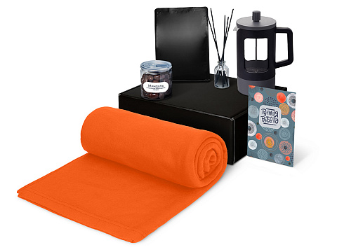 Подарочный набор Re:y. Vive с пледом, френч-прессом и кофе - рис 2.