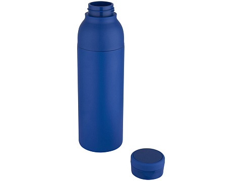 Illuminate бутылка-термос для воды с двойными стенками объемом 650 мл из переработанной нержавеющей стали, сертифицированной по стандарту RCS - Ярко-синий - рис 3.