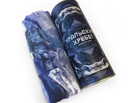 Шарф/ Палантин Уральский хребет - рис 4.