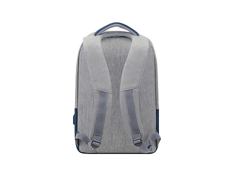 RIVACASE 7562 grey/dark blue рюкзак для ноутбука 15.6'', серый/темно-синий - рис 4.