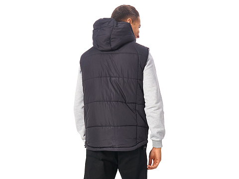 Жилет Vigour мужской, черный/стальной - рис 3.