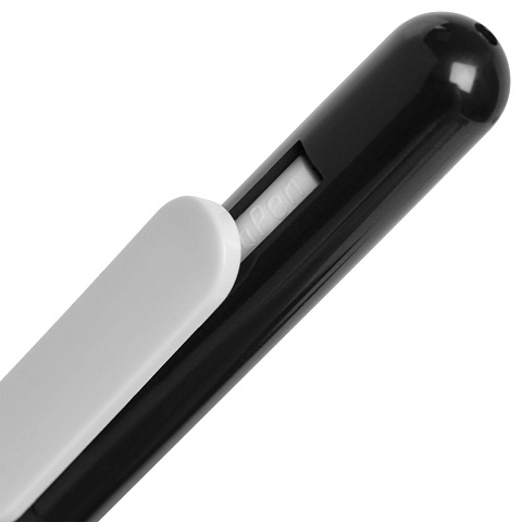 Ручка шариковая Swiper, черная с белым - рис 5.