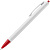 Ручка шариковая Tick, белая с красным - миниатюра - рис 3.