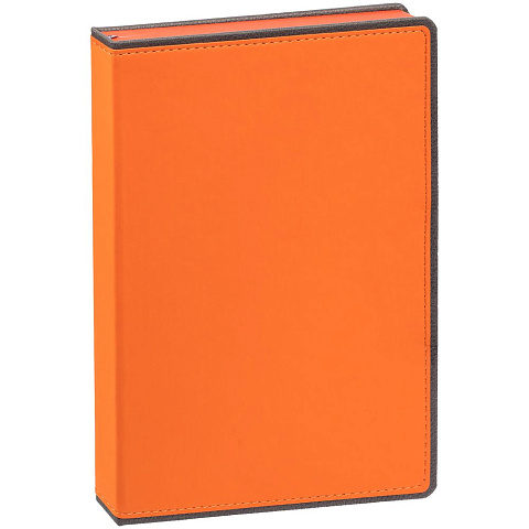 Ежедневник Frame, недатированный, оранжевый с серым - рис 2.