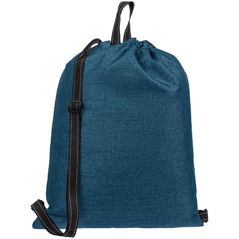 Рюкзак-мешок Melango, темно-синий - рис 4.