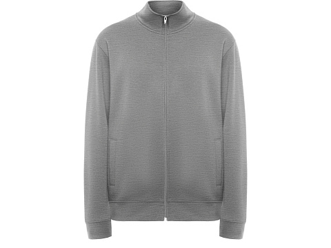 Толстовка на молнии Ulan, серый меланж