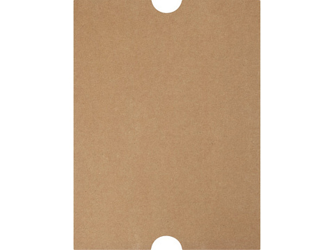 Блокнот Alejandra формата А5 с твердой обложкой из переработанной кожи - Синий - рис 7.