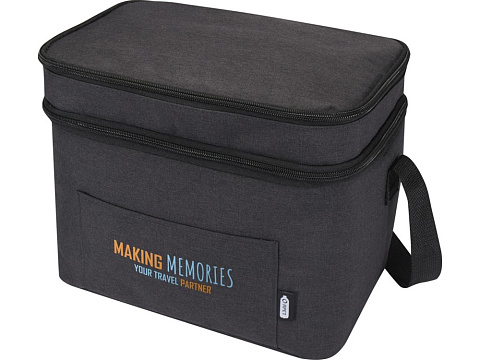 Tundra сумка-холодильник из переработанного РЕТ-пластика, сертиф. согласно GRS - Heather Charcoal - рис 6.