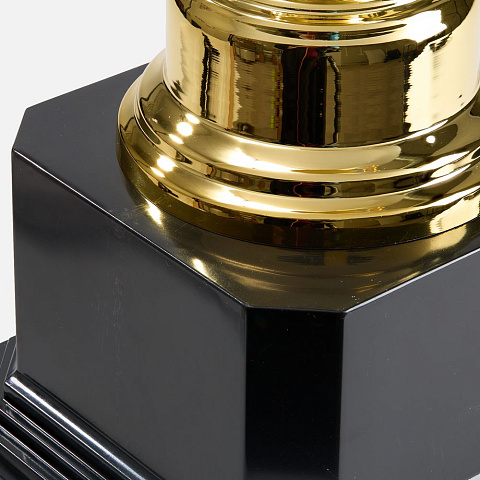 Кубок Floretta Oval, большой, золотистый - рис 7.