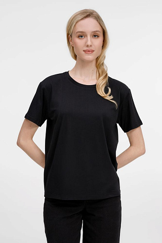 Футболка унисекс Senti, черная - рис 6.