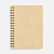Ежедневник Spiral, недатированный, бежевый - миниатюра