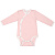 Боди детское Baby Prime, розовое с молочно-белым - миниатюра