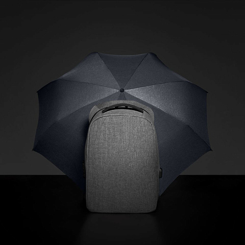 Складной зонт rainVestment, темно-синий меланж - рис 6.
