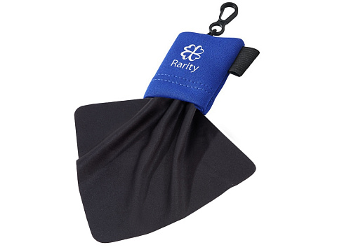 Очищающая салфетка Neat из микрофибры в чехле, синий - рис 4.