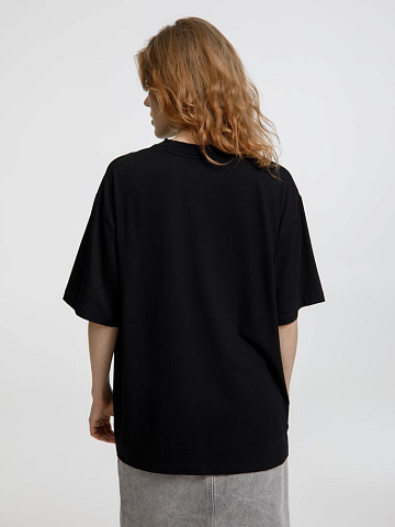 Футболка оверсайз унисекс Lavinia, черная - рис 8.