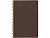 Бизнес тетрадь на гребне А5 Pragmatic, 60 листов в клетку, темно-коричневый - миниатюра - рис 2.