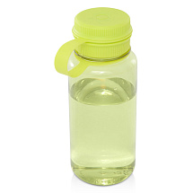 Спортивная бутылка Ryder из переработанного ПЭТ-пластика объемом 900 мл с многофункциональной крышкой, сертифицированная RCS - Лайм