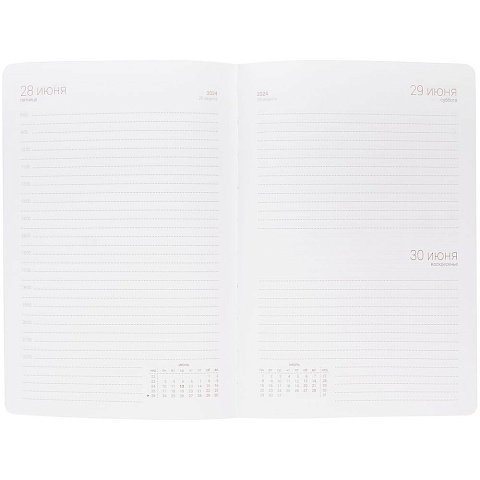 Ежедневник Basis, датированный, бирюзовый - рис 6.