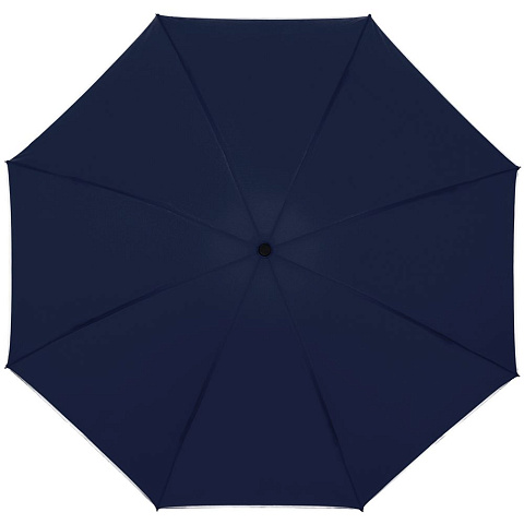Зонт наоборот складной Futurum, темно-синий - рис 3.