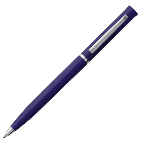 Ручка шариковая Euro Chrome, синяя - рис 4.