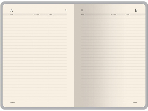 Ежедневник недатированный А5 Megapolis Nebraska Flex, черный с золотым обрезом - рис 8.
