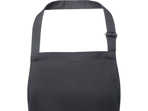 Фартук Andrea плотностью 240 г/м² с регулируемой завязкой на шее - Темно-серый - рис 3.