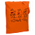 Холщовая сумка «Полный птц», оранжевая - миниатюра - рис 2.
