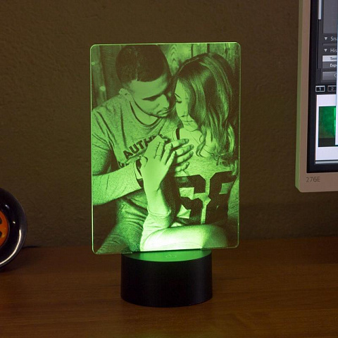 3D светильник с Вашей фотографией - рис 9.