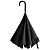 Черный мужской зонт-наоборот трость - миниатюра - рис 2.