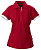 Рубашка поло женская Antreville, красная - миниатюра