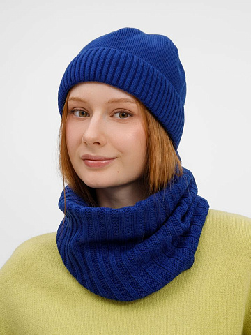 Шапка ComFleece, темно-синяя (кобальт) - рис 7.