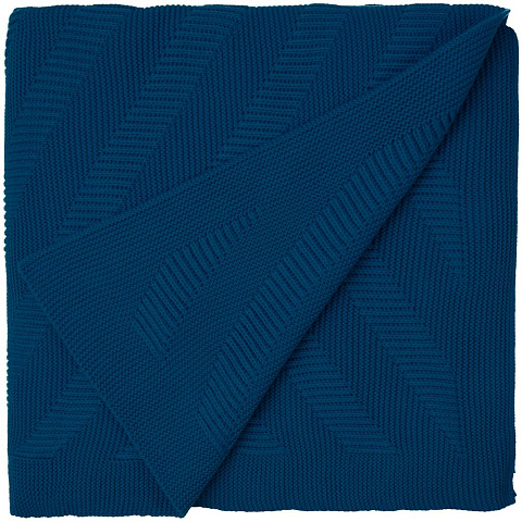 Плед Locus Solus, темно-синий (лазурный) - рис 3.