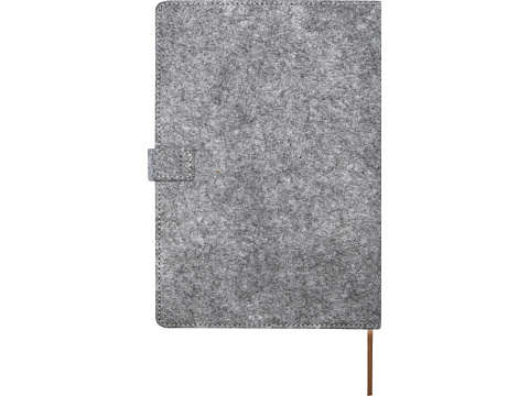 Viviana блокнот формата А5 из переработанного фетра и пробкового дуба - Натуральный - рис 3.