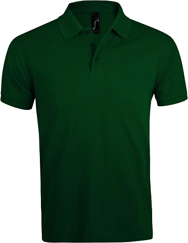 Рубашка поло мужская Prime Men 200 темно-зеленая - рис 2.