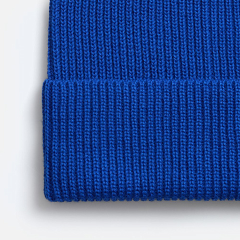 Шапка Nobilis Mono, синяя (аква) - рис 3.