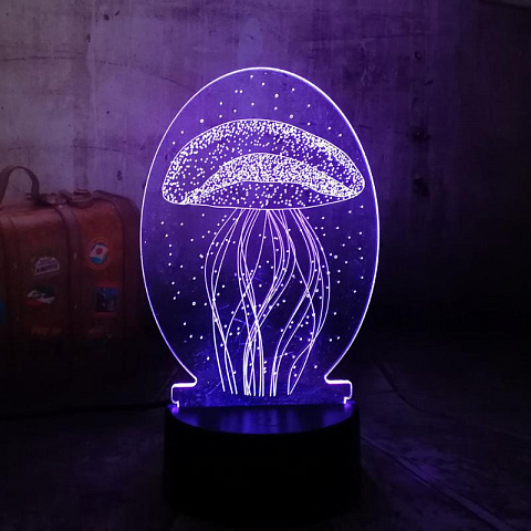 3D светильник Медуза - рис 3.