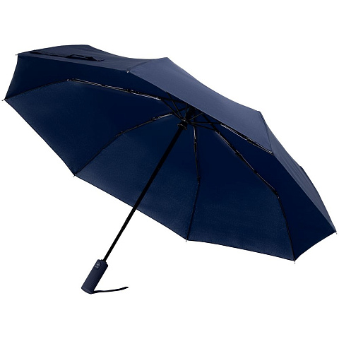Зонт складной Ribbo, темно-синий - рис 2.