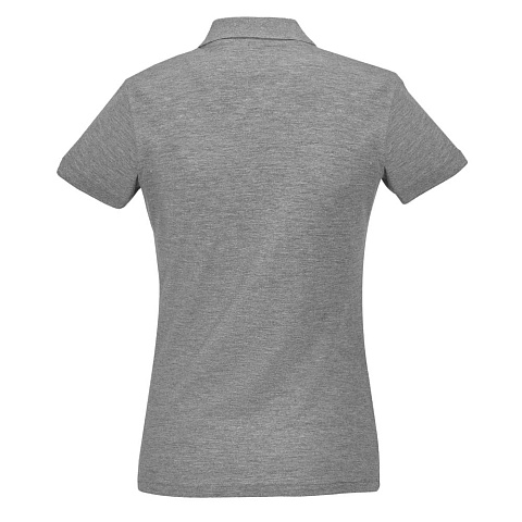 Рубашка поло женская Passion 170, серый меланж - рис 3.