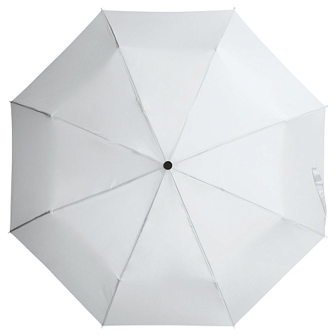 Зонт складной Basic, белый - рис 3.